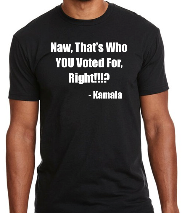 Kamala BHM Tee (Black-Short Sleeve)