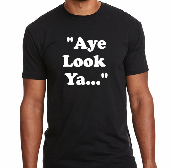 Aye, Look Ya (Black-Short Sleeve)