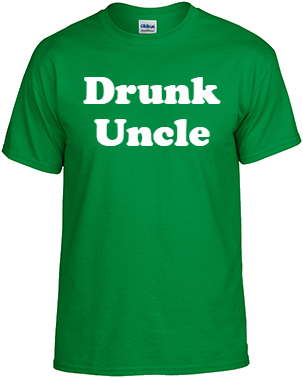 Drunk Uncle (Green -Short Sleeve)