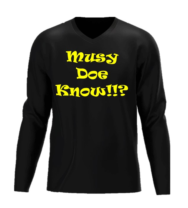 Musy Doe Know (Black Long Sleeve)