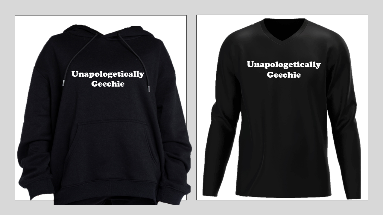 Unapologetically Geechie (Black Hoodie)