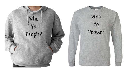 Who Yo People (Grey-Long Sleeve)