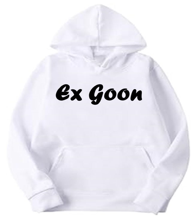 Ex Goon (White -Hoodie)