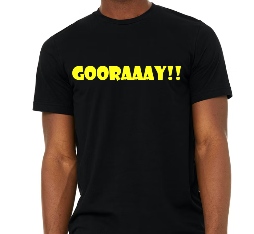 Gooraaay! (Black -Short Sleeve)