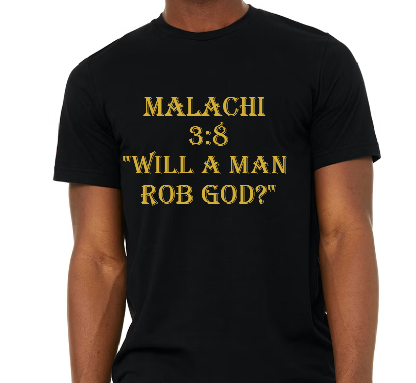 Malachi 3:8 Inspiration (Black-Short Sleeve)